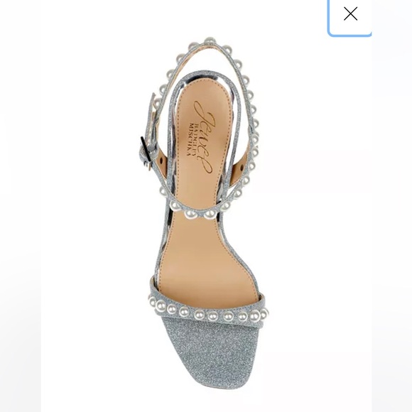 badgley mischka blue pearl heels - Picture 8 of 8